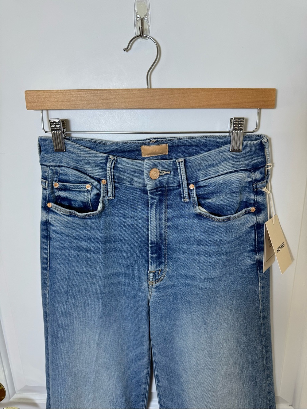 Mother Denim The Roller Let's Trip New Size 26 - Picture 5 of 10